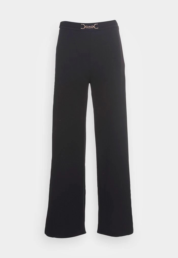 Pantalons ANNA FIELD Anna Field Wide Leg Pants With Detail Noir Femme | RBA-9593462